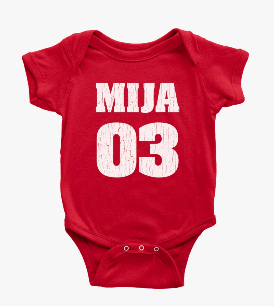 Mija 12 - Cuban Jersey Onesie for 12 Month Old Baby Girls