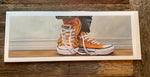 "Chuck It All (In Orange)" Giclee Limited Edition Archival Print