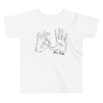 white toddler t-shirt with 305 for life graphic on front