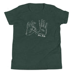 green youth t-shirt with 305 for life graphic on front