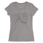 heather gray ladies shirt with 305 for life graphic on the front