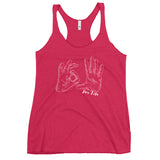 pink 305 for life racerback tank top