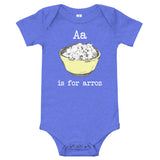 A is for Arroz - Cuban Baby Onesie