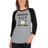 Havana Good Time 3/4 Sleeve Raglan T-Shirt