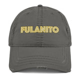 Fulanito - Embroidered Men's Distressed Hat