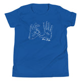 royal blue youth t-shirt with 305 for life graphic on front