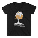 Camaguey with Me Vintage Cuban Women's V-Neck Shirt