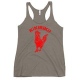 Kikiriki Rooster Cuban Women's Racerback Tank