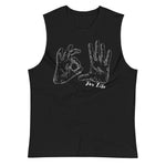 black muscle shirt with 305 for life graphic on the front