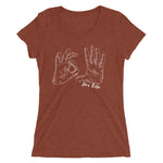 clay ladies shirt with 305 for life graphic on the front