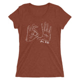 clay ladies shirt with 305 for life graphic on the front