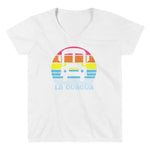 La Guagua Cuban Retro Women's V-Neck Shirt