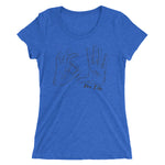 royal blue ladies shirt with 305 for life graphic on the front