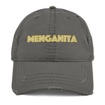 Menganita - Embroidered Women's Distressed Hat