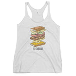 El Cubano Sanguich Women's Racerback Tank