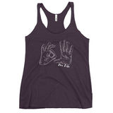 purple 305 for life racerback tank top