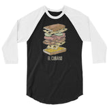 El Cubano Sanguich 3/4 Sleeve Raglan Tee