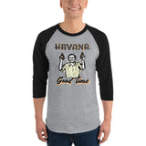 Havana Good Time 3/4 Sleeve Raglan T-Shirt