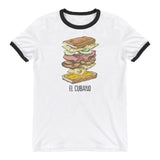 El Cubano Sanguich Retro Ringer T-Shirt