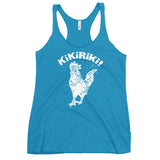 Kikiriki Rooster Cuban Women's Racerback Tank