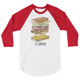 El Cubano Sanguich 3/4 Sleeve Raglan Tee