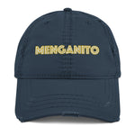 Menganito - Men's Embroidered Distressed Hat