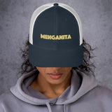 Menganita - Embroidered Women's Trucker Cap