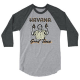 Havana Good Time 3/4 Sleeve Raglan T-Shirt