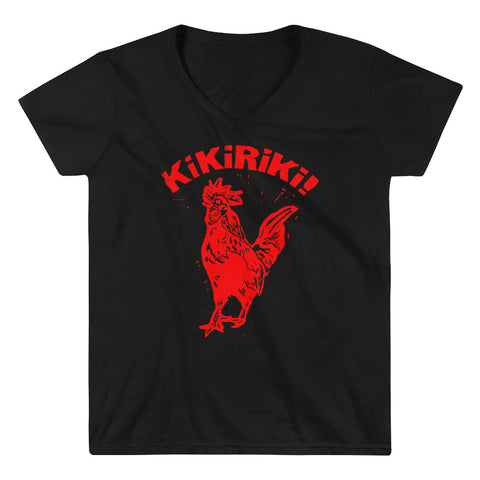 Kikiriki! Rooster Women's V-Neck Shirt