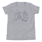 heather gray youth t-shirt with 305 for life graphic on front