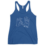 royal blue 305 for life racerback tank top