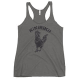 Kikiriki Rooster Cuban Women's Racerback Tank