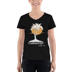 Camaguey with Me Vintage Cuban Women's V-Neck Shirt