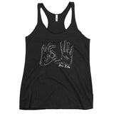 black 305 for life racerback tank top