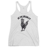 Kikiriki Rooster Cuban Women's Racerback Tank