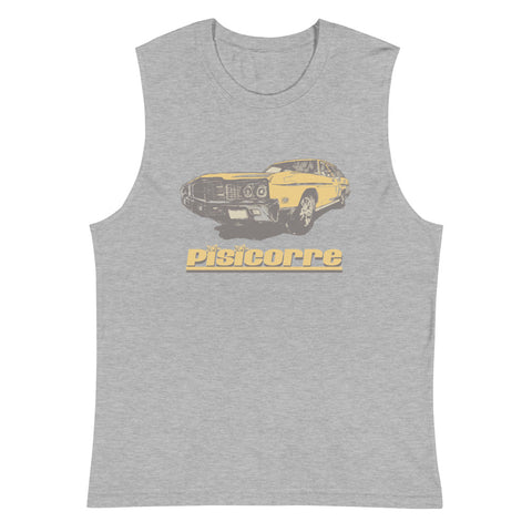 Pisicorre Vintage 70s Stationwagon Unisex Muscle Tank