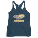 Pisicorre Vintage 70s Stationwagon Women's Racerback Tank